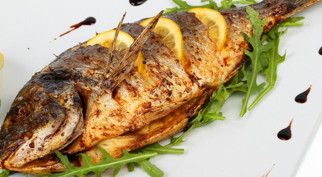 Poisson grillé + Riz nature