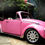 Miniatura: Fusca Rosa Conversível