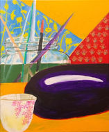 Ker - Aubergine, Egg Cup and Brush Jar.jpg