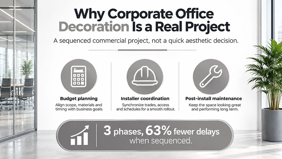 Corporate Office Decoration That Actually Works