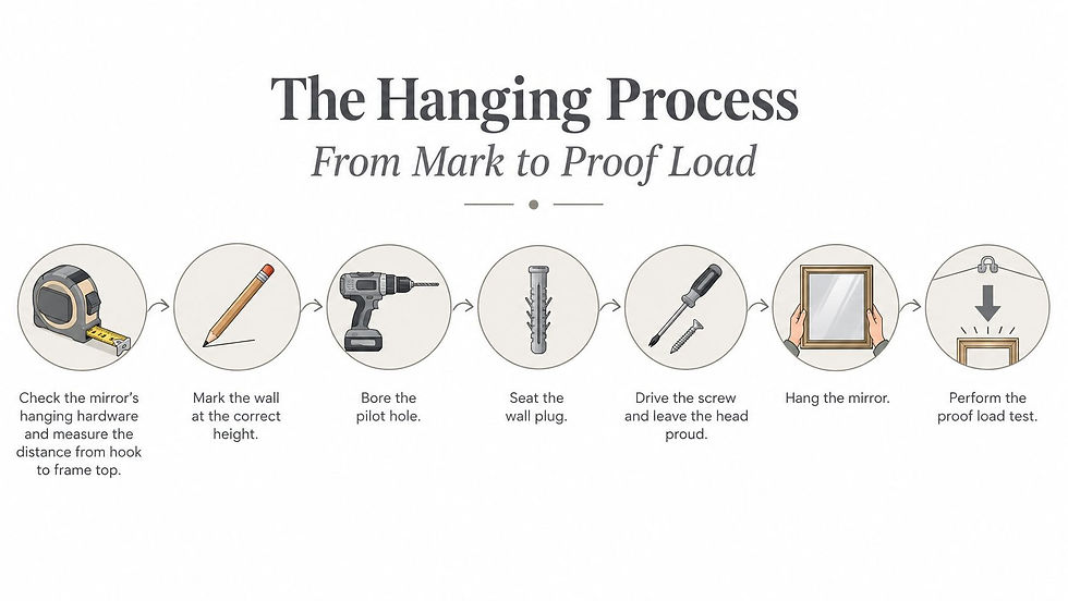 Mirror Hanging Decoration: How to Hang and Style a Mirror Safely