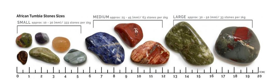 Thumbnail: XL Black Tourmaline Crystal Tumble Stone