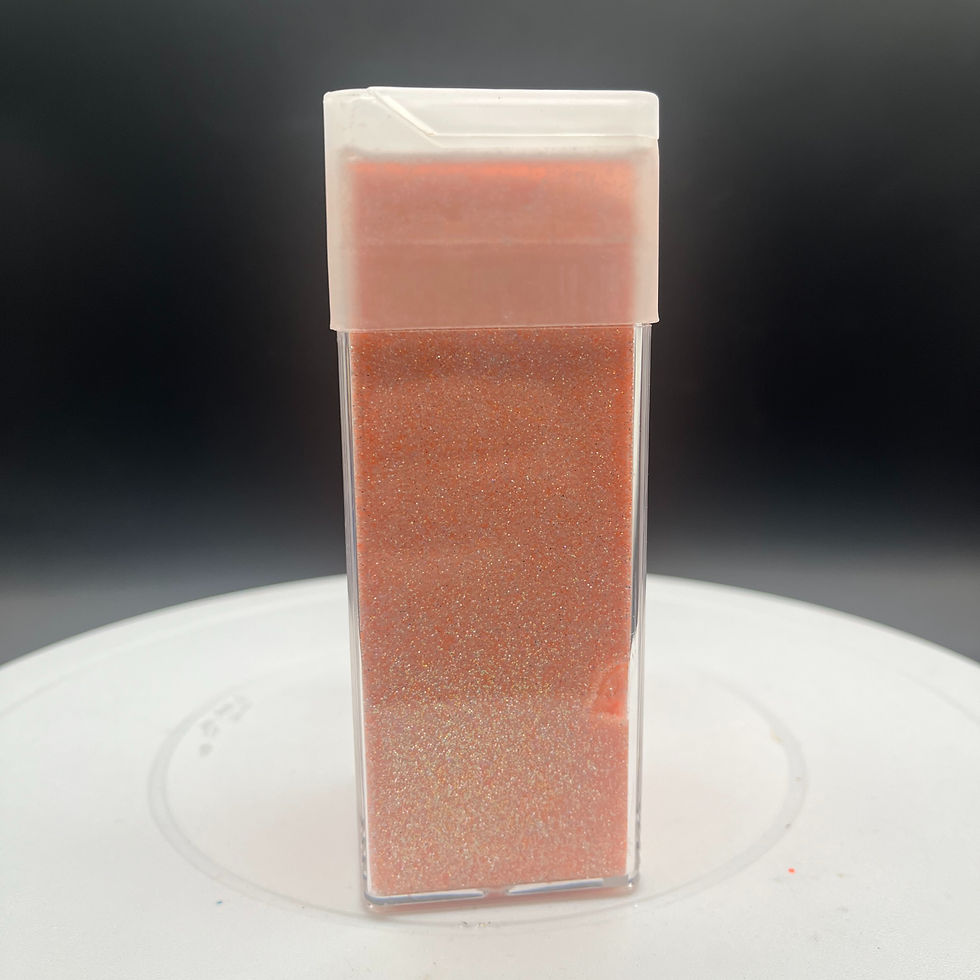 Pastel Light Orange Fine Glitter