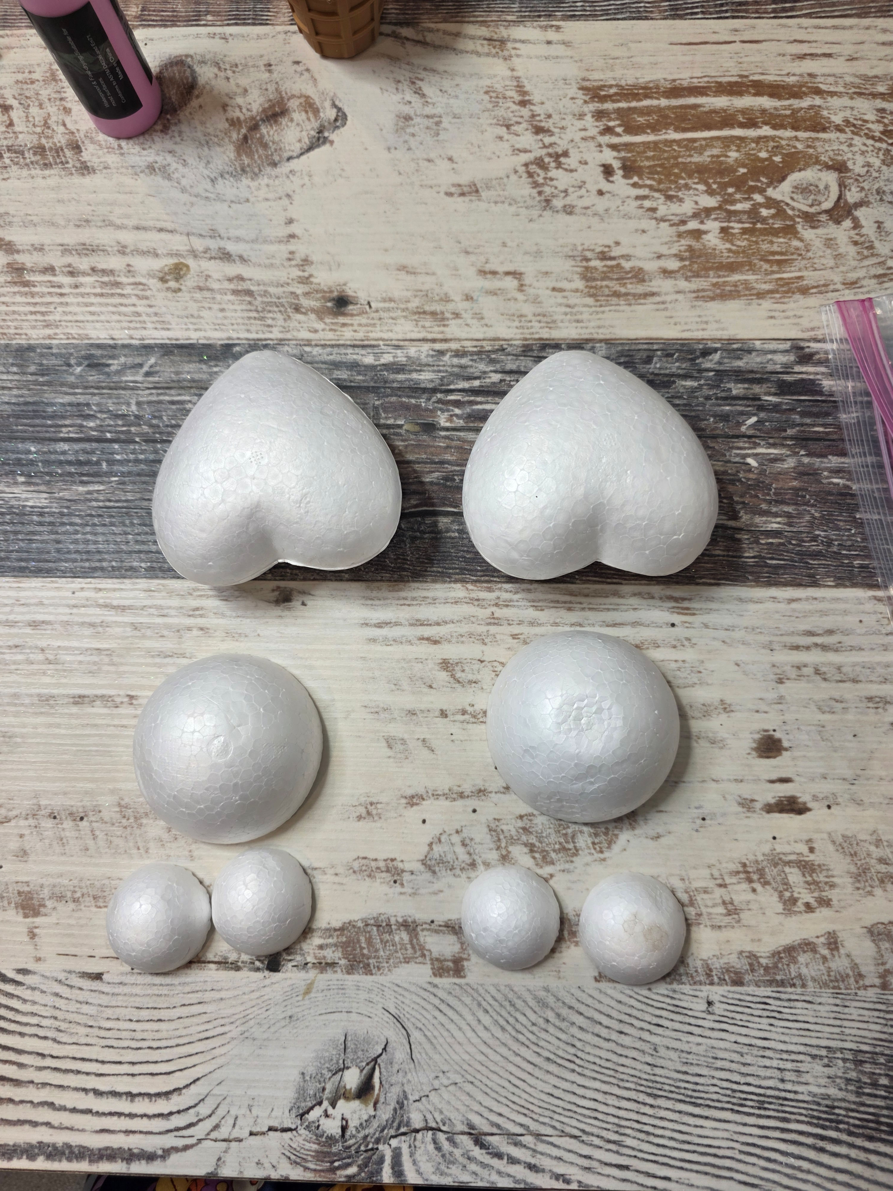 2 pcs set Gingerbread Styrofoam