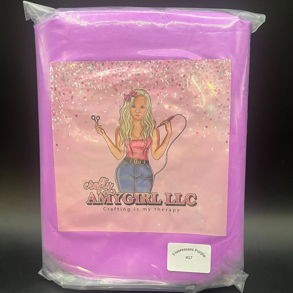 Fluorescent Purple Clay