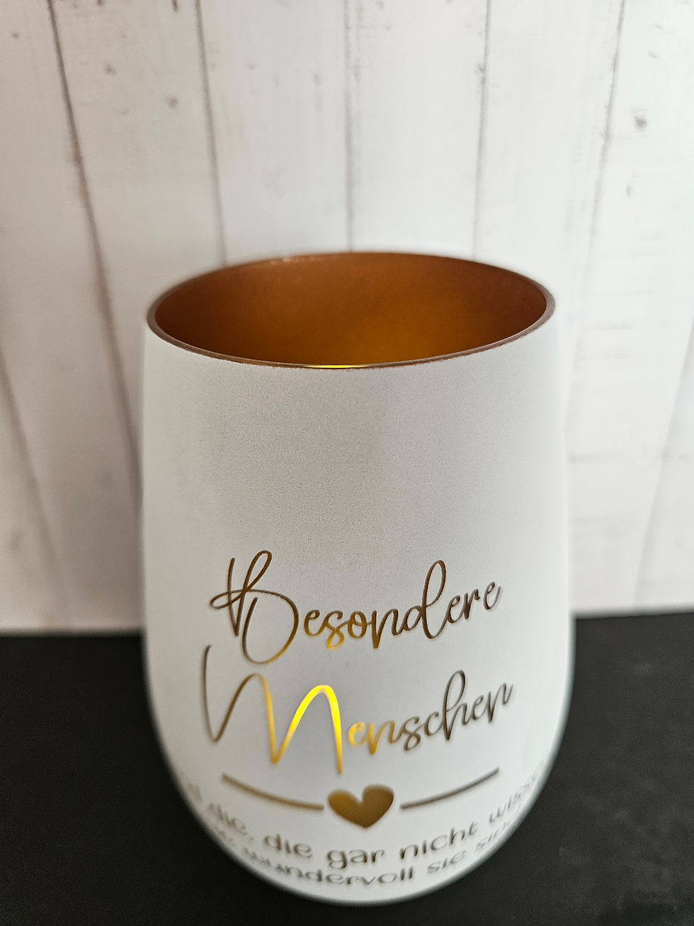 Miniaturbild: Windlichtglas graviert