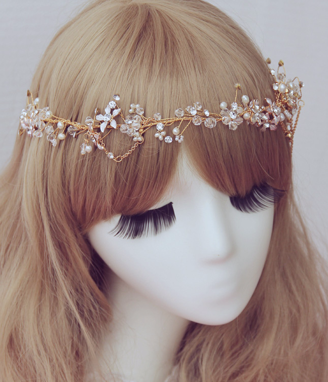Thumbnail: Venus Garden Crystal Hair Vine