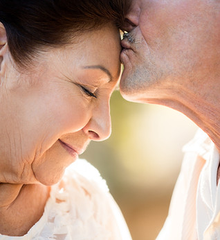 Mature Couple Showing Affection