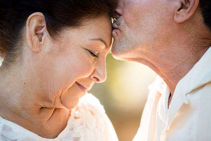 Mature Couple Showing Affection