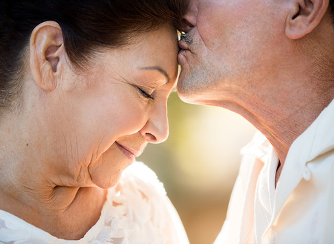 Mature Couple Showing Affection