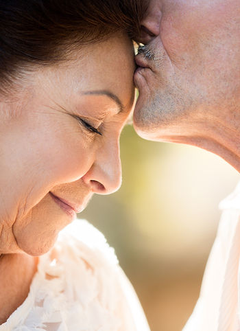 Mature Couple Showing Affection