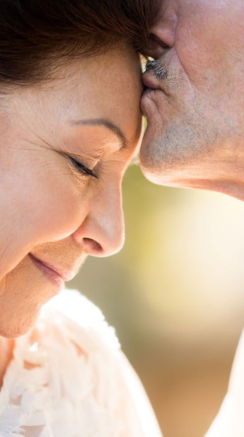 Mature Couple Showing Affection