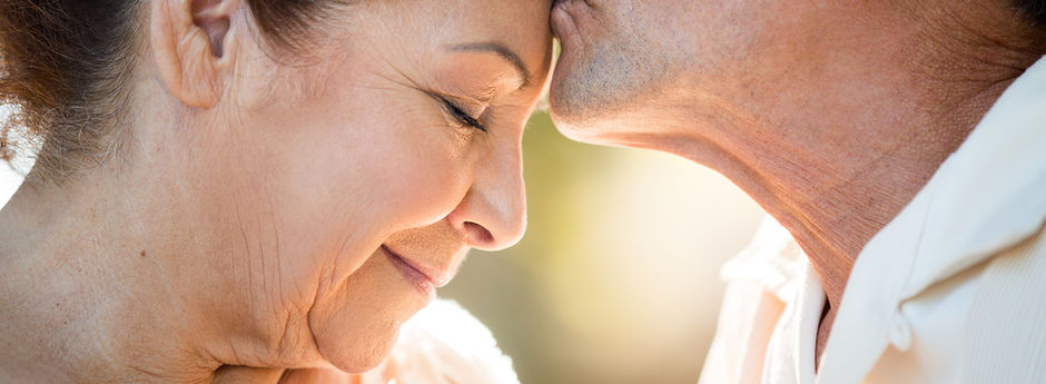 Mature Couple Showing Affection