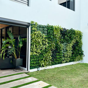 living green wall at backyard, backyard vertical garden wall, outdoor green wall in backyard, backyard plant wall installation, lush living wall for garden, vertical greenery wall backyard, backyard privacy wall with plants, tropical garden wall in backyard, eco-friendly wall garden backyard, modern backyard green wall design, decorative plant wall outdoors
