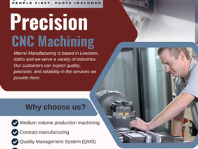 Marvel Manufacturing are experts in precision CNC machining