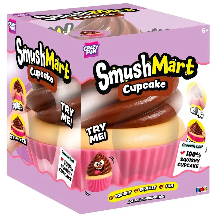 Rms® Smushmart™ Giant Vanilla Cupcake Squishy 1pc