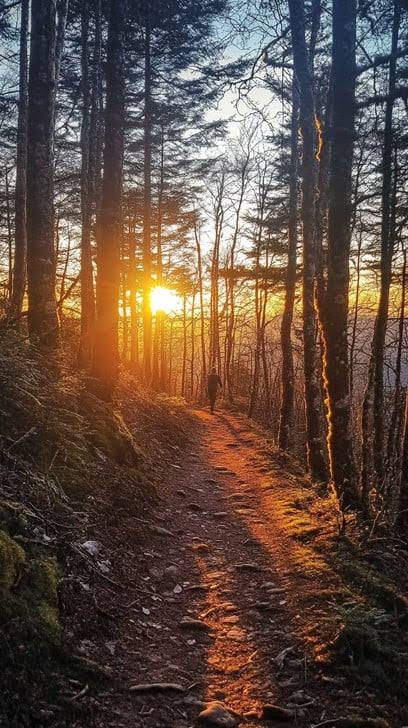 Dawn on the Trail