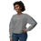 Thumbnail:  Inhale Exhale on Sleeves Unisex Lightweight Crewneck Sweatshirt