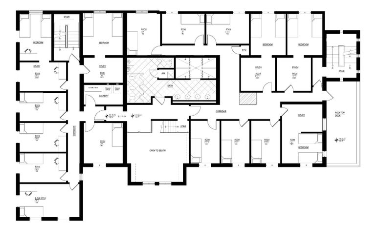 blueprints of Acacia House