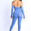 Miniatura: Overlock Detailed Cross Halter Keyhole Neck Off Shoulder Set