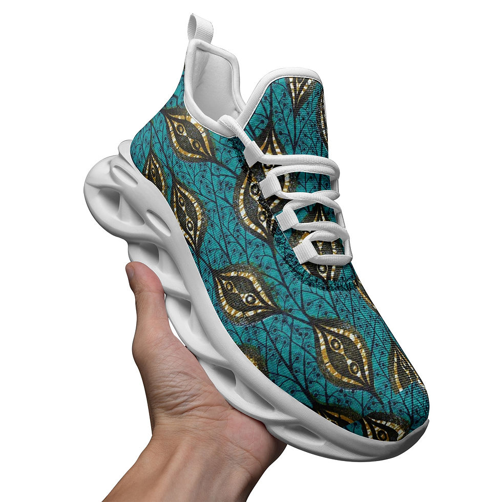 Miniature : Boja blue Unisex Bounce Mesh Knit Sneakers