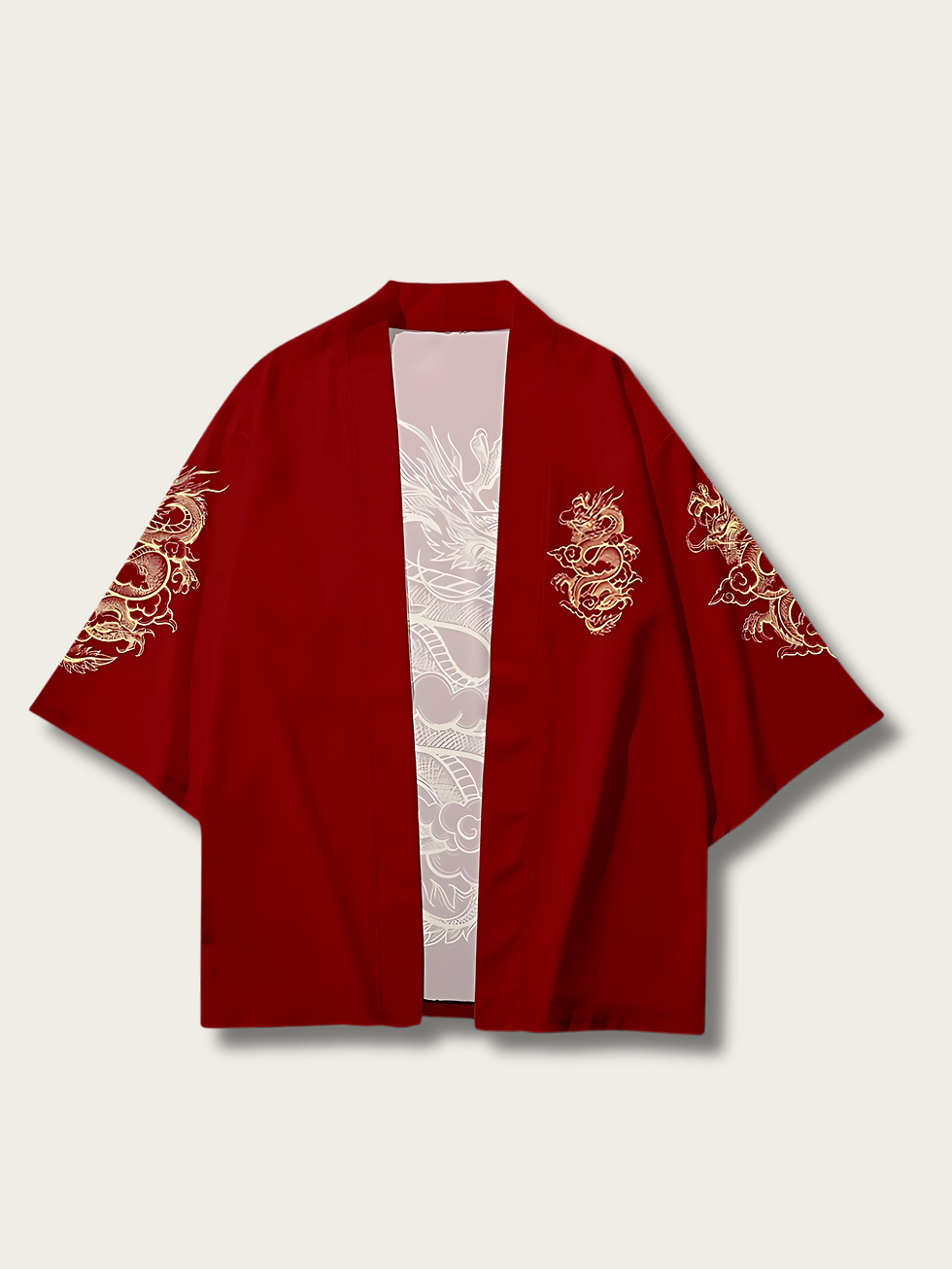 Front View of Imperial Dragon Majesty Kimono