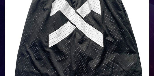 Back View of Two Sided Retro Japanese Shorts