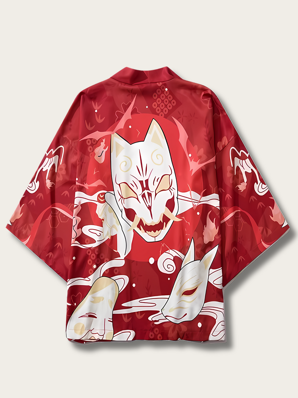 Back View of Kitsune Spirit Harmony Kimono