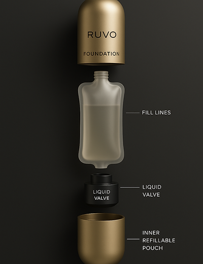 ruvo cartridge refill makeup
