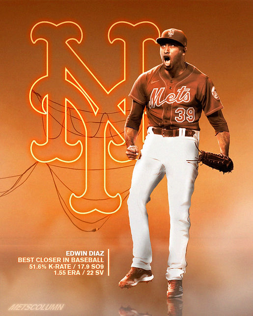 edwin diaz neon sign design