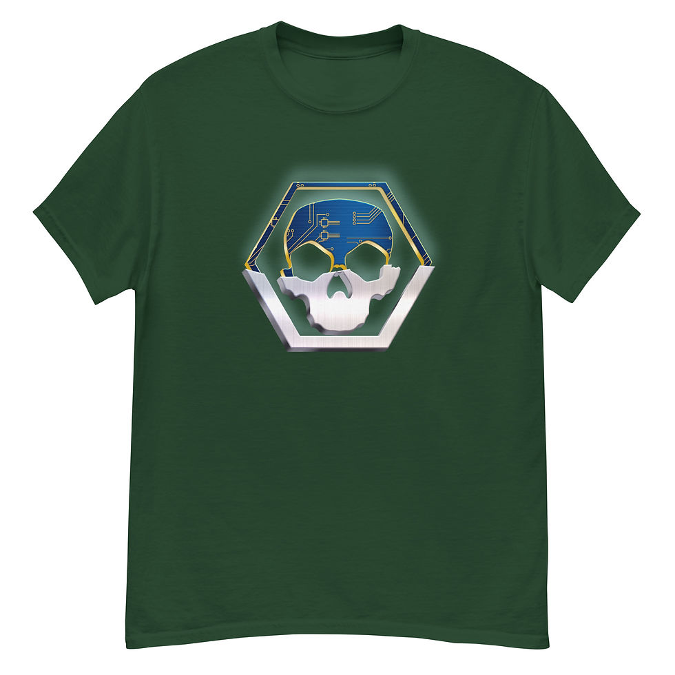 Thumbnail: Tattoo Robot "Reveal" Logo Unisex classic tee
