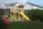 Wooden Custom Play Tower Adventure Tower | Handmade Playhouse