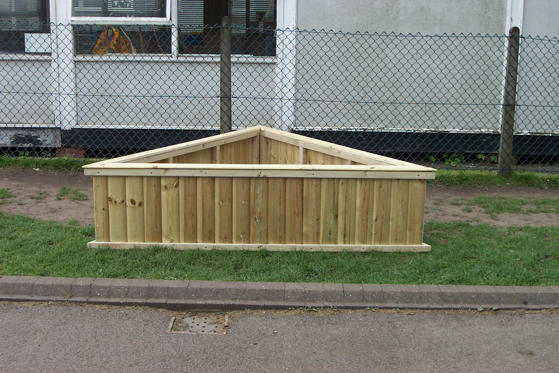 Giant Triangular Planter | Wooden Planters