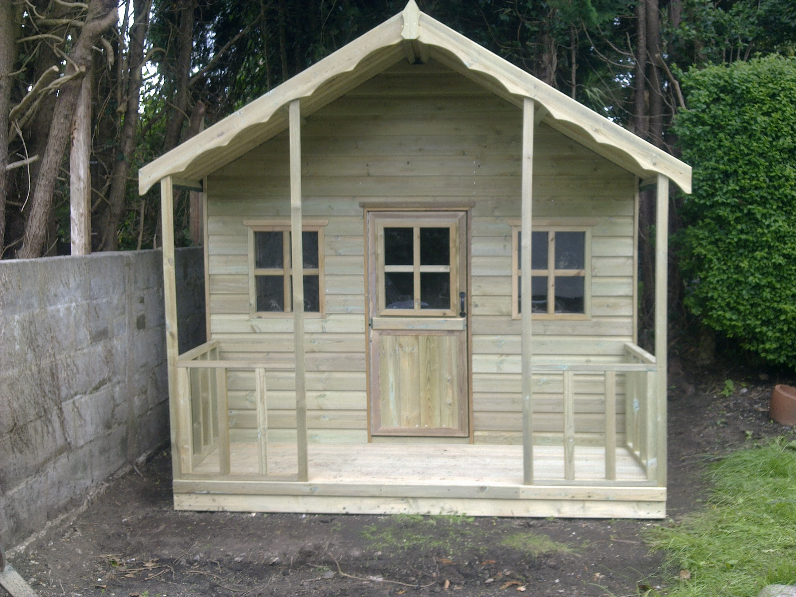 The Alpine Chalet Playhouse | Childrens Handmade Wooden Playhouses