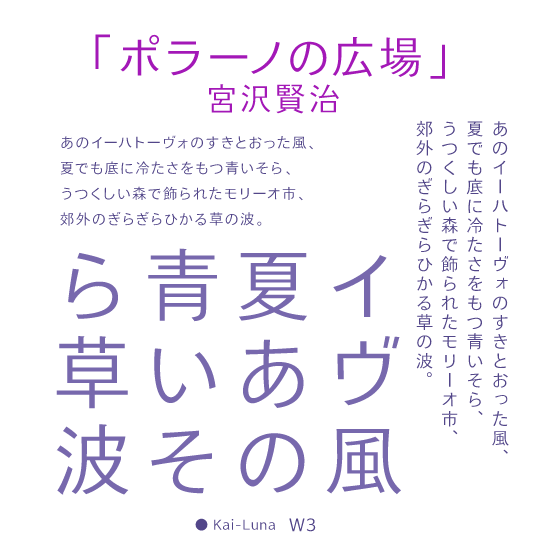 サムネイル： 解 ルナ W3