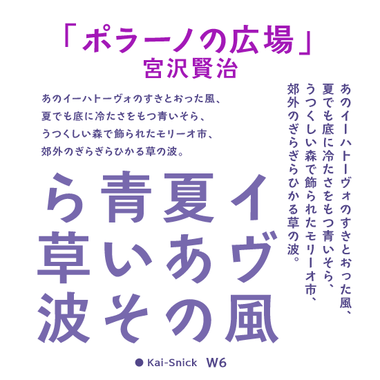サムネイル： 解スニック W6