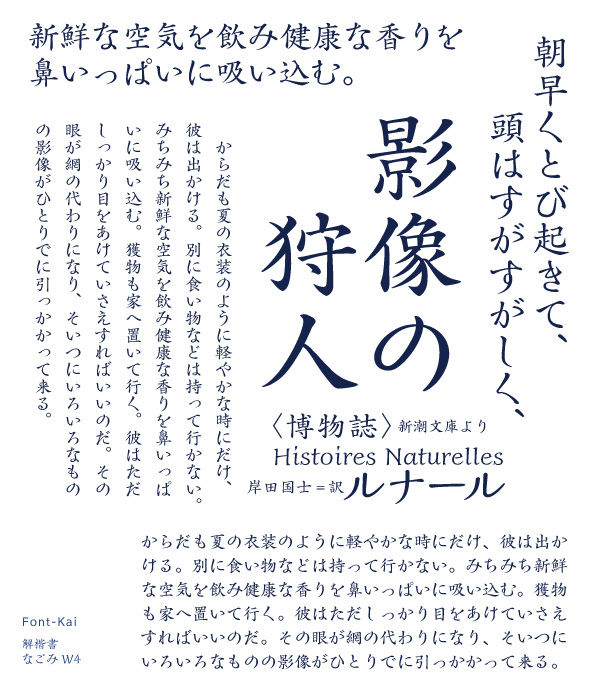 サムネイル： 解楷書-なごみW4