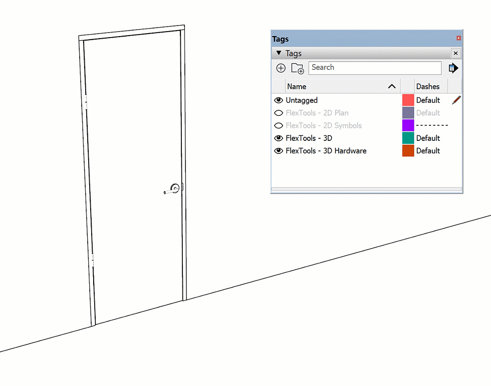 Miniature : Flextools SketchUp - Détails d'élévation
