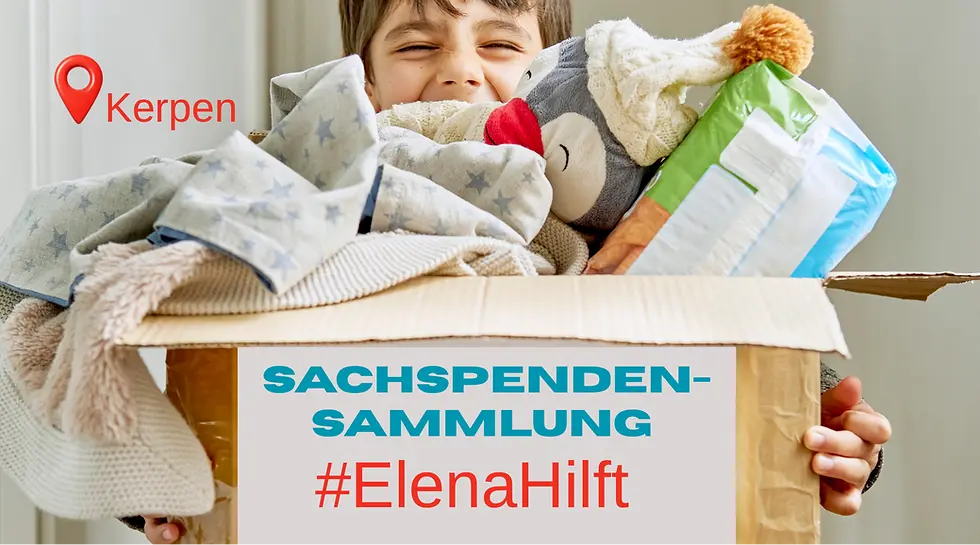 Spendenannahme für Sommer-Hilfstransport