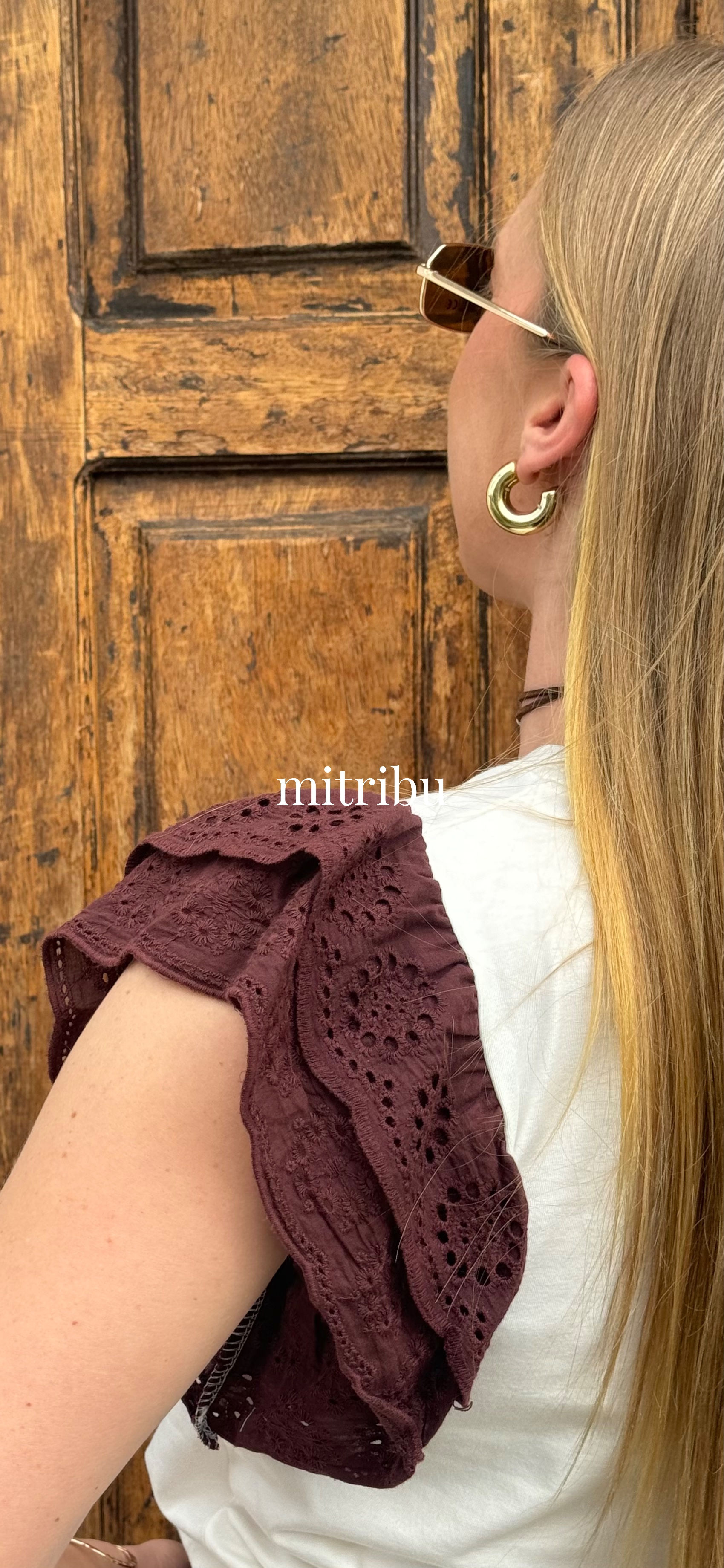 Remera italiana broderie 