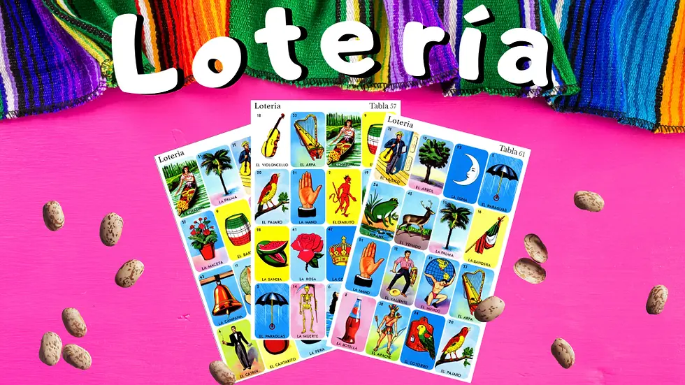 Lotería with La Princessa Leia