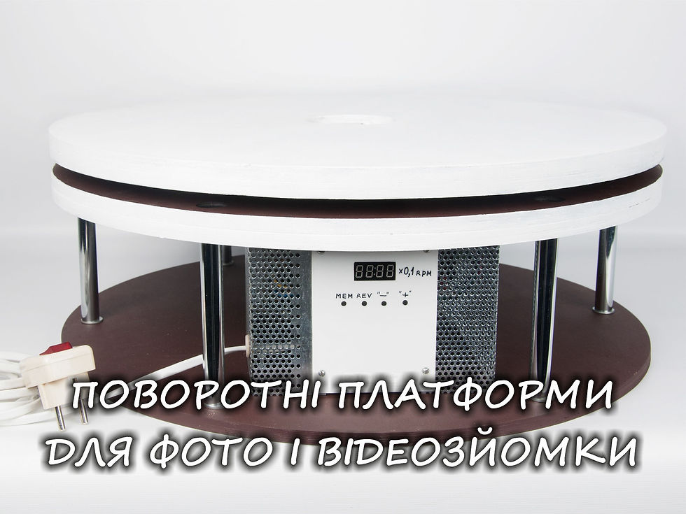 Поворотні платформи для фото і відео