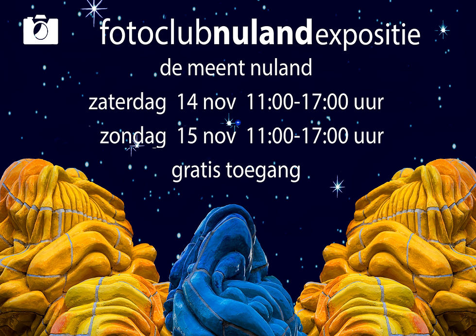 Expositie Fotoclub Nuland 14+15 november