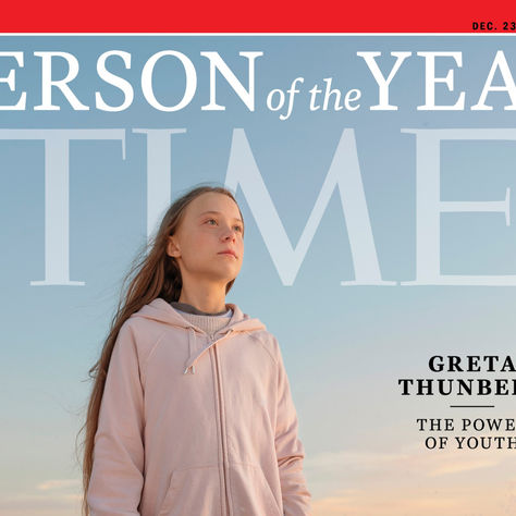 Greta Thunberg on the cover of Time Magazine’s Person of the Year 2019