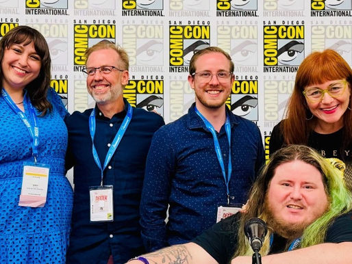Comic-Con 2025 indie animation panel with MechWest creators, Lord Spew, and Brooke Keesling