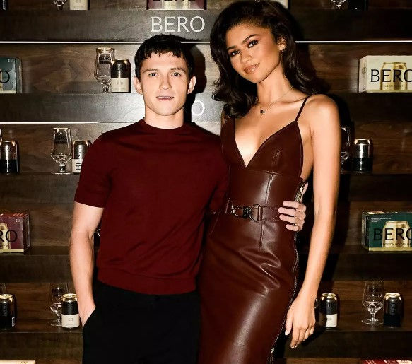 Tom Holland and Zendaya attend the Bero launch event in New York City