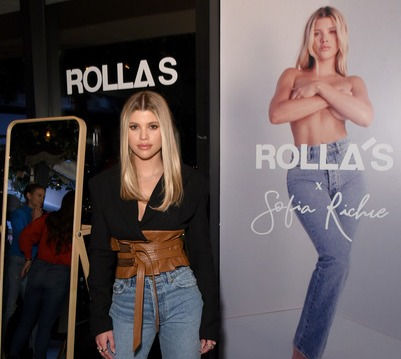 Scott Disick and Lionel Richie Attend Sofia Richie’s Rollas Denim Launch - Los Angeles