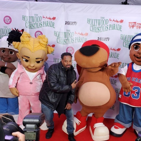 "Shawn Wayans and The Boo Crew"attend the 88th Annual Hollywood Christmas Parade