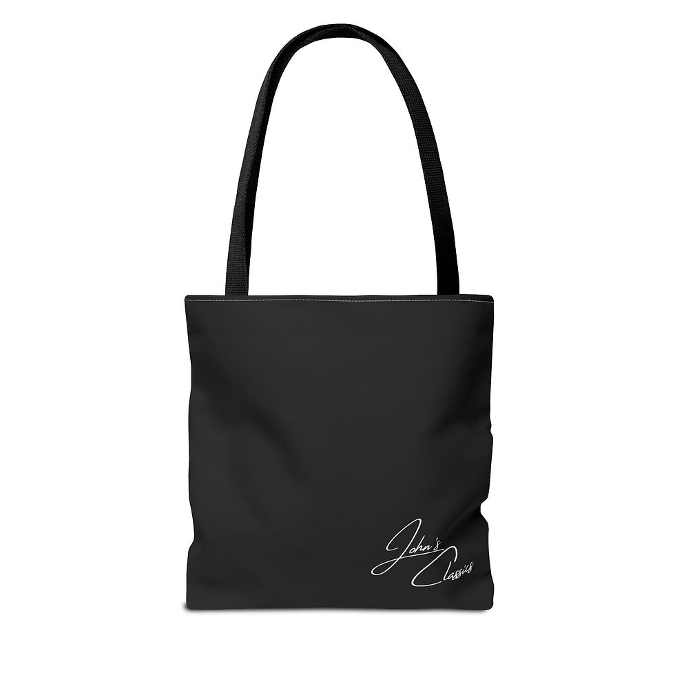 Thumbnail: Route 66 Car Museum Shield Tote Bag | Vintage Classic Cars Logo