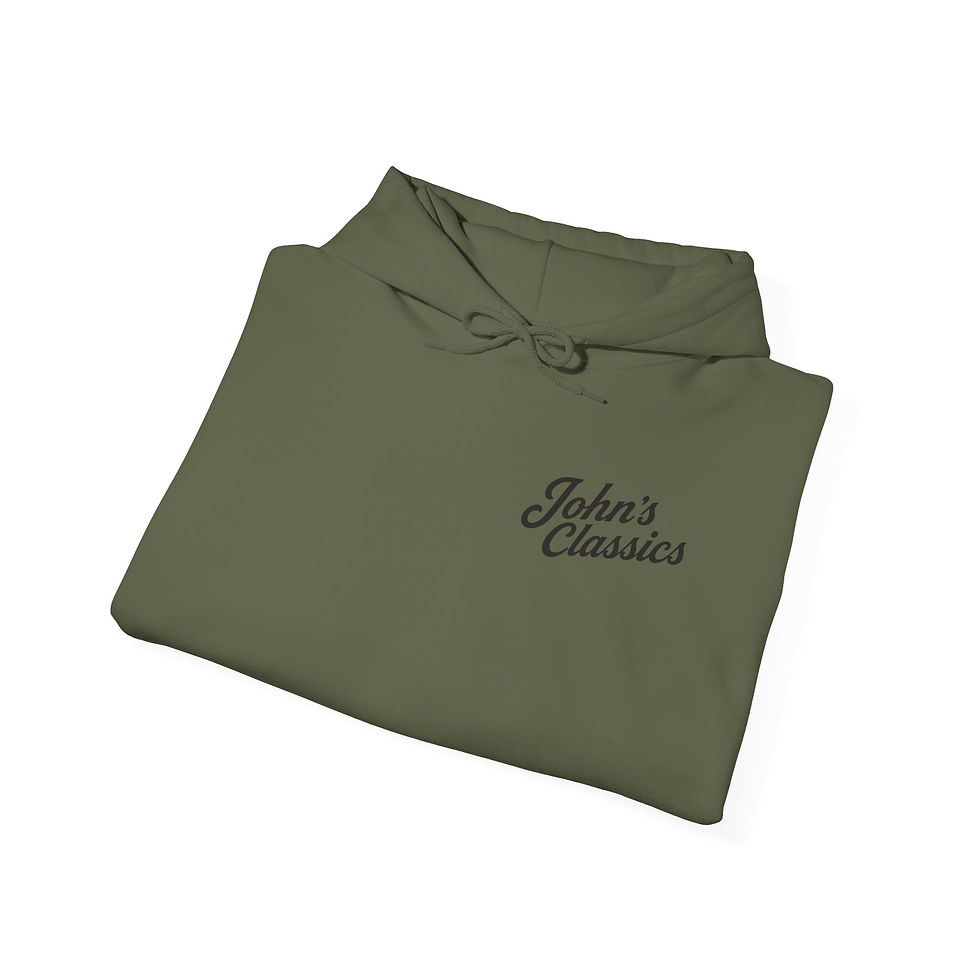 Thumbnail: Route 66 Vintage Shield hoodie | John’s Classics Car Museum hoodie